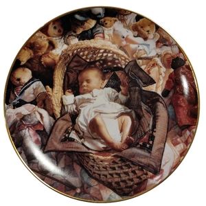 "The New Arrival" 9-1/4" plate by artist Steve Hanks